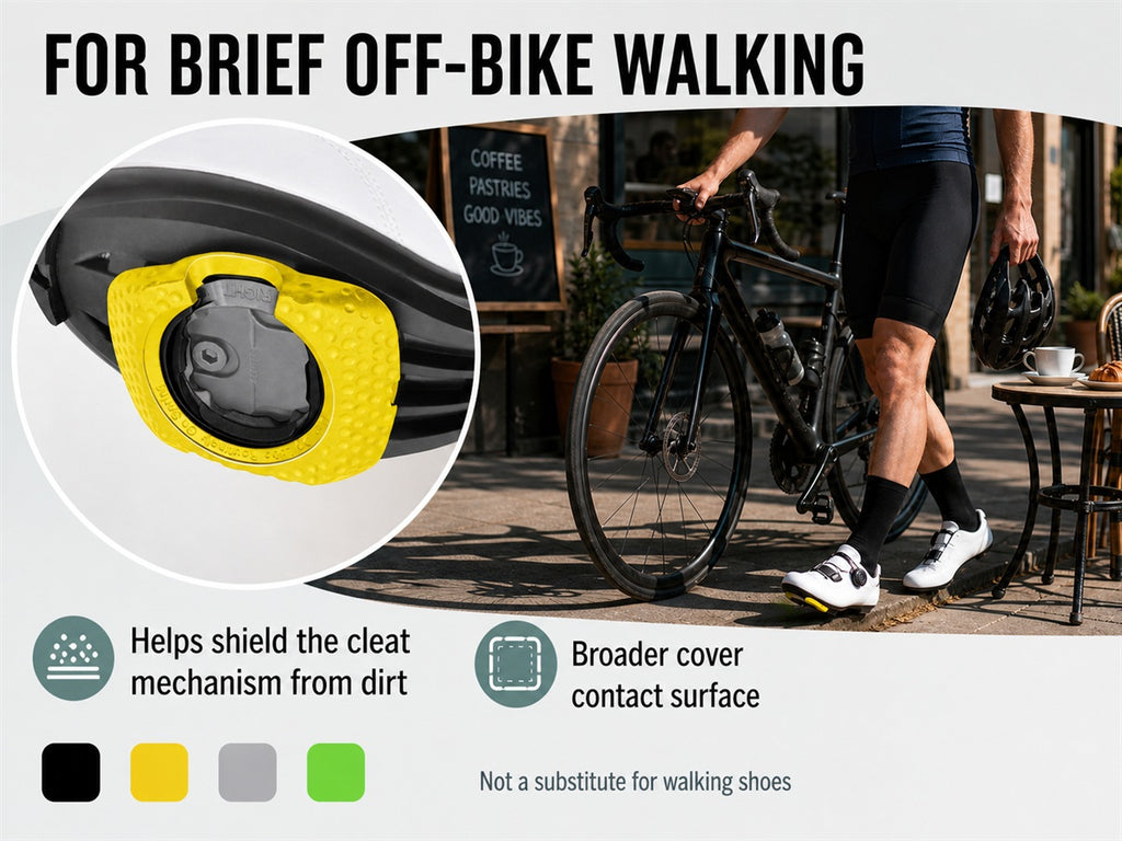 Road Bike Cleat Set Compatible with Wahoo SPEEDPLAY ZERO, 4 Colors