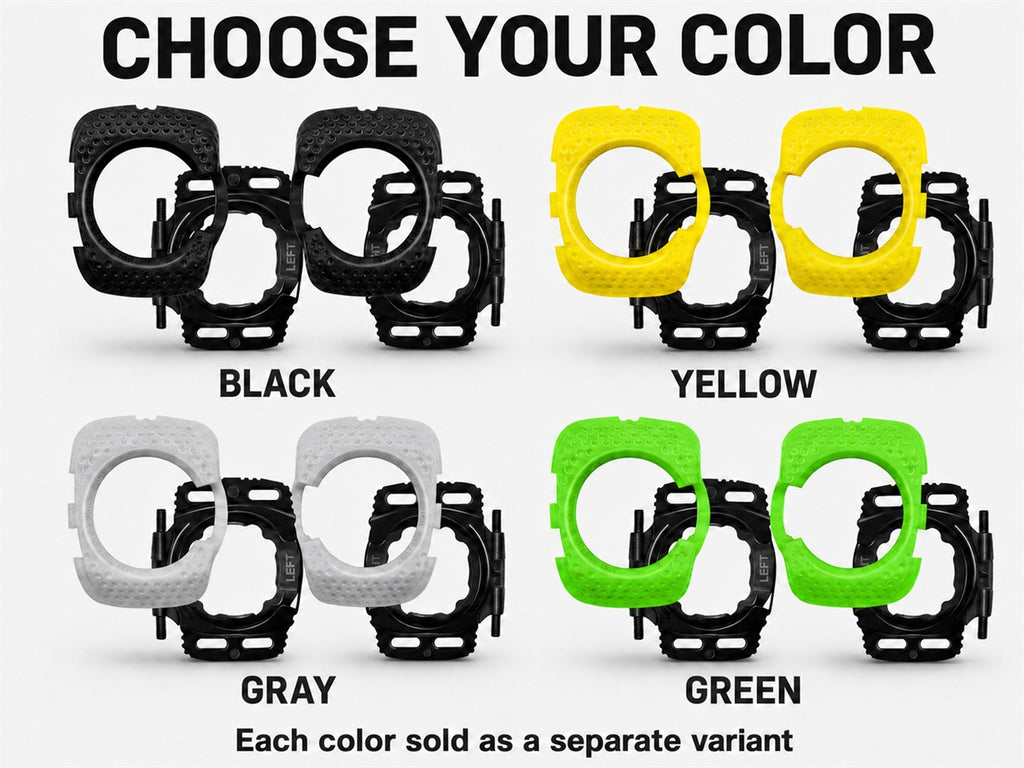 Road Bike Cleat Set Compatible with Wahoo SPEEDPLAY ZERO, 4 Colors
