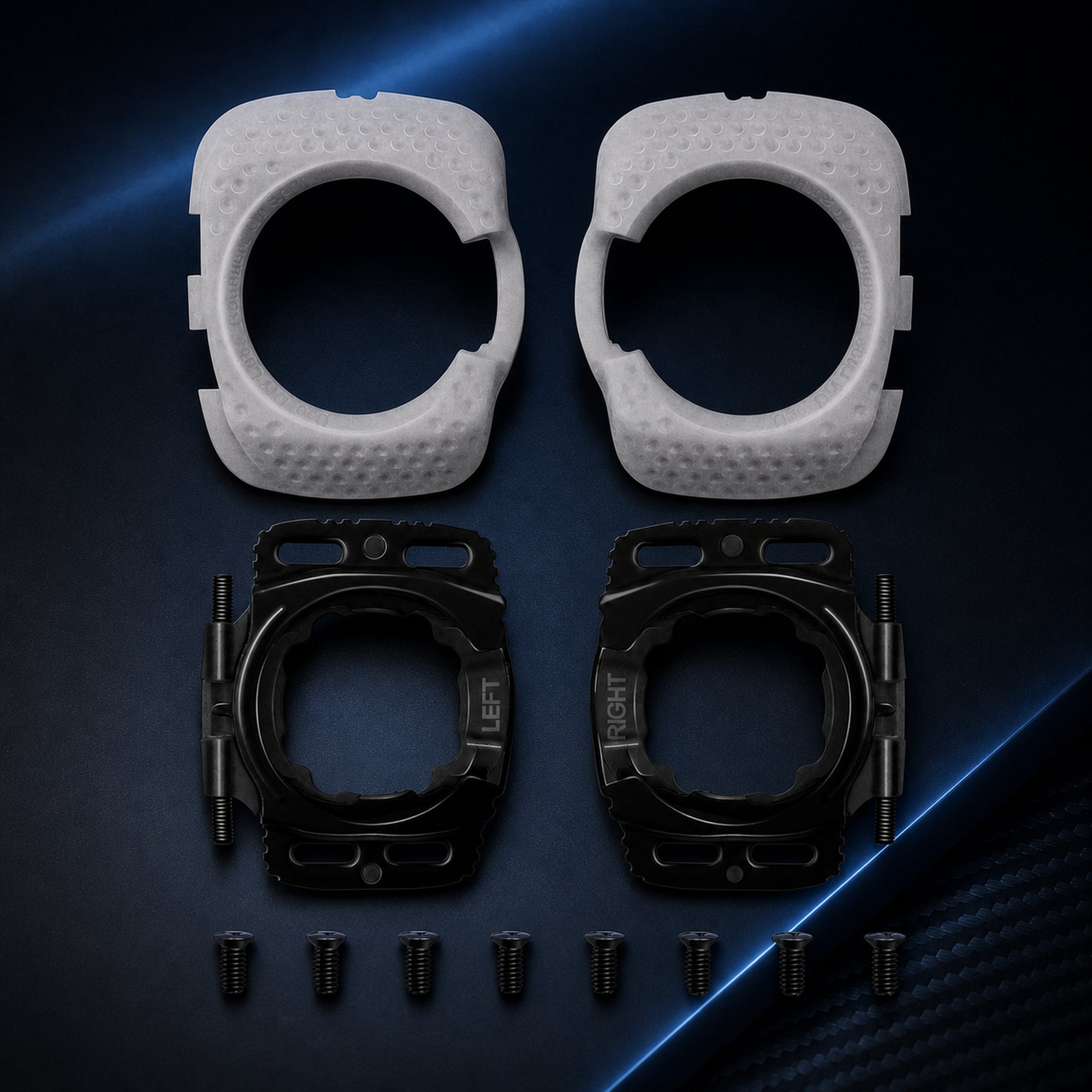 Road Bike Cleat Set Compatible with Wahoo SPEEDPLAY ZERO, 4 Colors