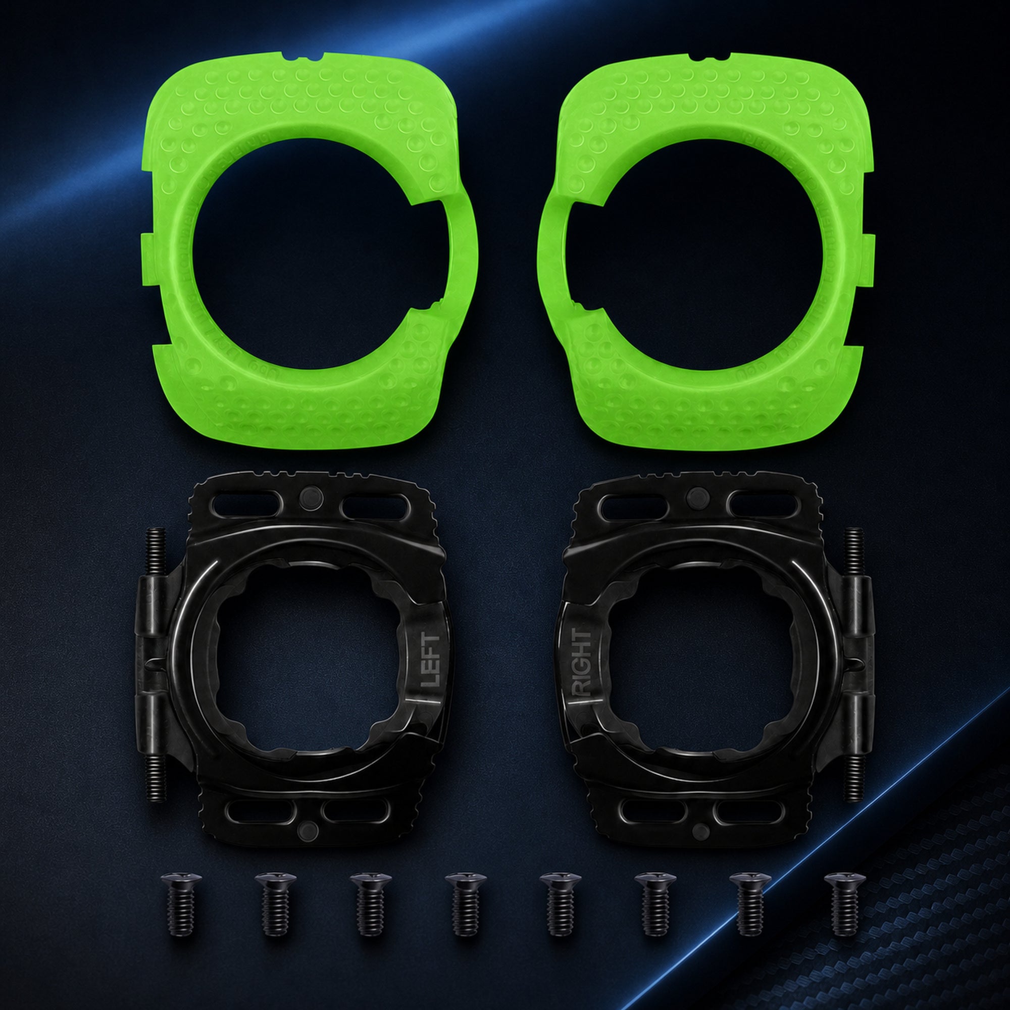 Road Bike Cleat Set Compatible with Wahoo SPEEDPLAY ZERO, 4 Colors