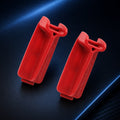 two red rear derailleur battery protector covers for select SRAM AXS eTap components