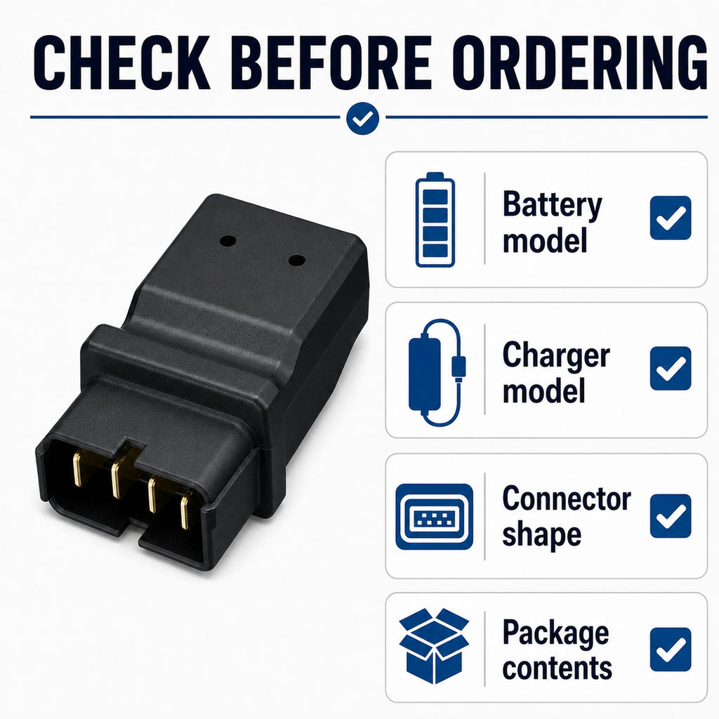 Check Your Models Before Ordering
Compatible with BT-E6000, BT-E6001, BT-E6010 batteries and EC-E6000, EC-E6002, EC-E6010 charger setups.