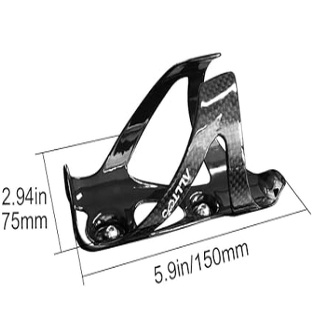 T800 3K weave carbon bike bottle cage with matte and glossy finish