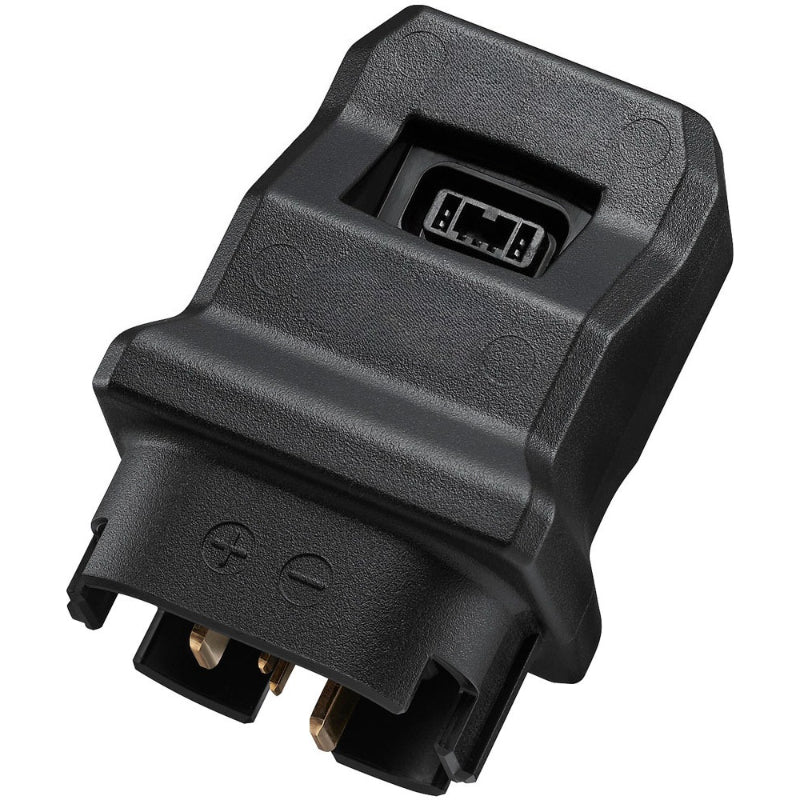 SM-BTE80 Charging Adapter
Off-bike charging connection for compatible STEPS rack batteries.