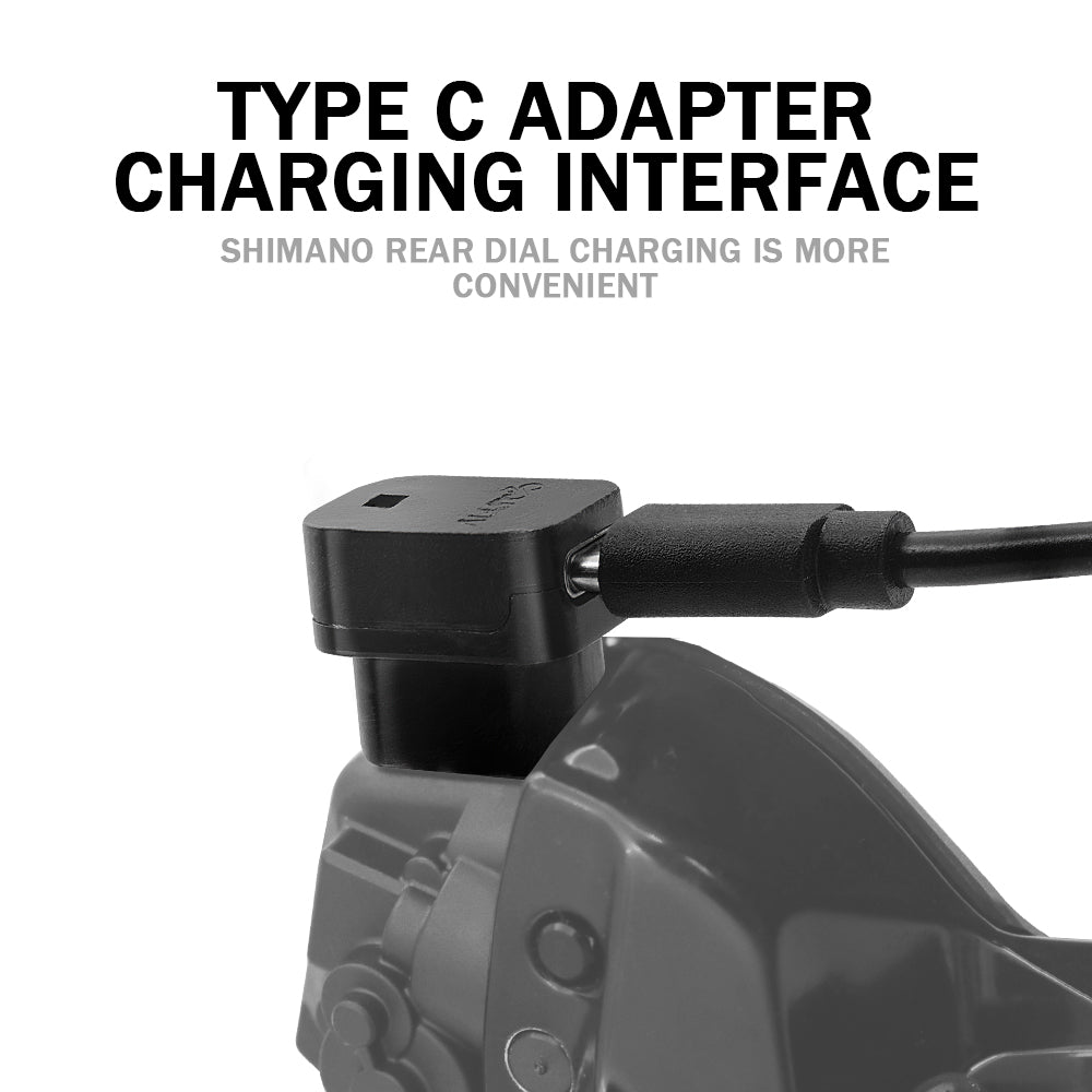 Type-C adapter charging interface for Shimano Di2 EC300 style bike battery charging