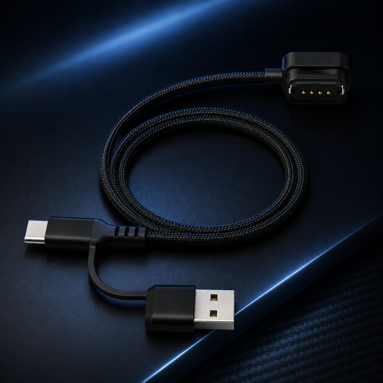 VELYN magnetic charging cable compatible with Shimano EW-EC300 Di2 rear derailleurs