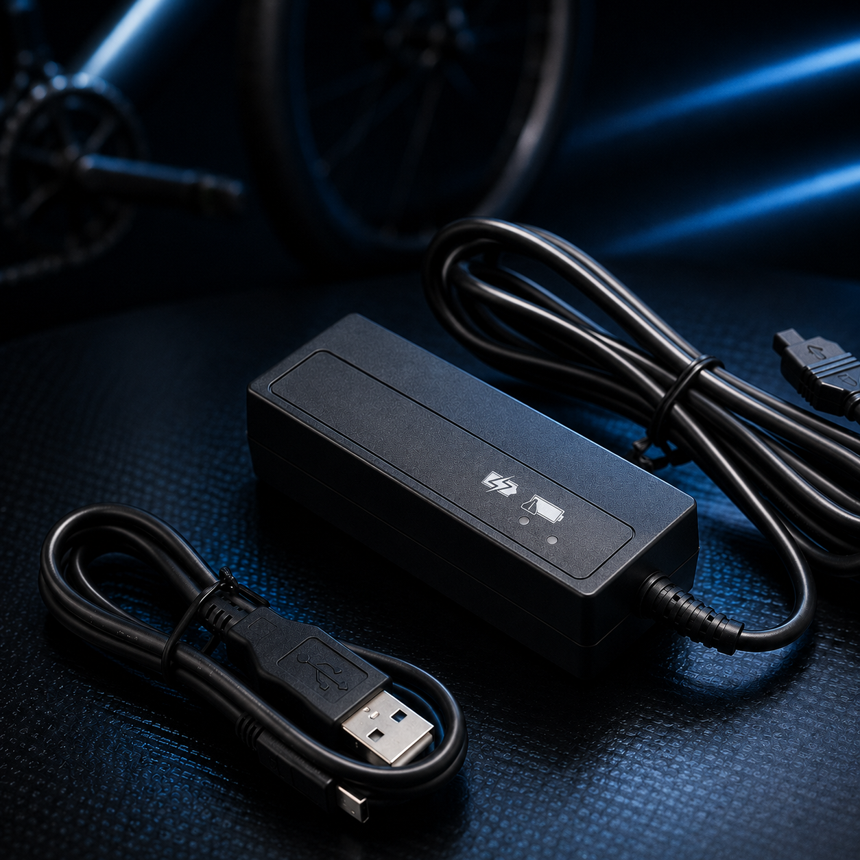 VELYN USB charging cable compatible with Shimano BCR2 Di2 DN110 power supply